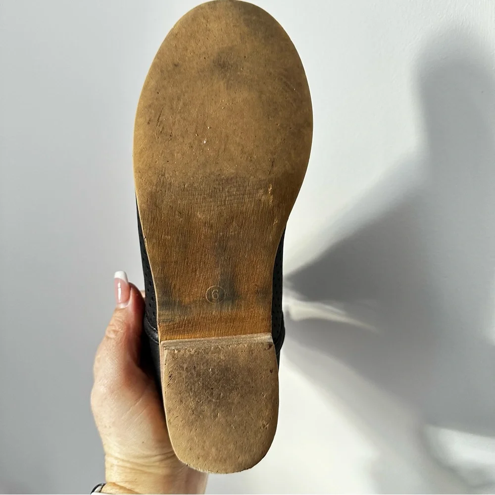 Ankle boots wooden heel women’s size 6 casual wear y2k boho style boots by Aldo - Picture 10 of 13